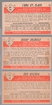 1953 Bowman Black & White Bb- 3 Diff
