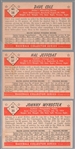 1953 Bowman Black & White Bb- 3 Diff