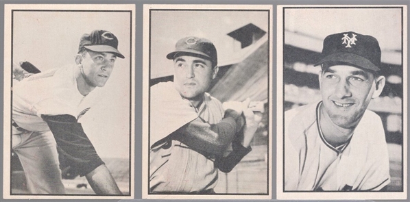 1953 Bowman Black & White Bb- 3 Diff