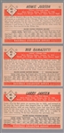 1953 Bowman Black & White Bb- 3 Diff