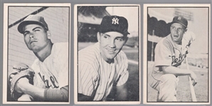1953 Bowman Black & White Bb- 3 Diff
