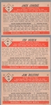 1953 Bowman Black & White Bb- 3 Diff