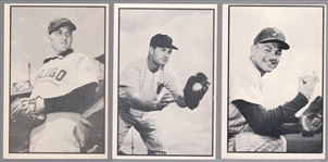 1953 Bowman Black & White Bb- 3 Diff