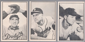 1953 Bowman Black & White Bb- 3 Diff