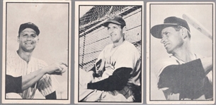 1953 Bowman Black & White Bb- 3 Diff