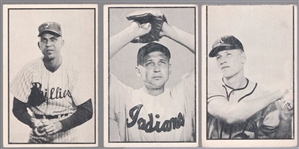 1953 Bowman Black & White Bb- 3 Diff