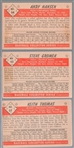 1953 Bowman Black & White Bb- 3 Diff
