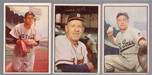 1953 Bowman Bb Color- 3 Diff