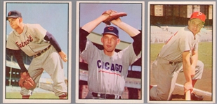 1953 Bowman Bb Color- 3 Diff