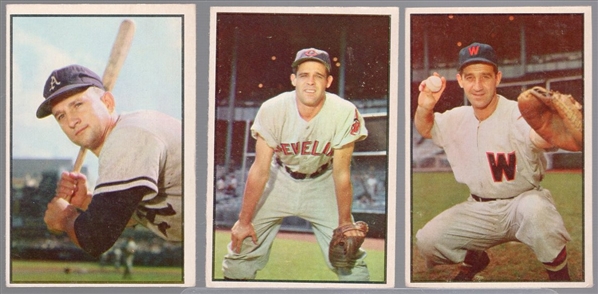 1953 Bowman Bb Color- 3 Diff