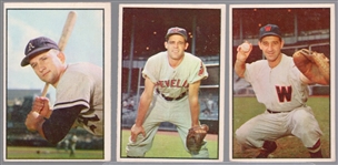 1953 Bowman Bb Color- 3 Diff