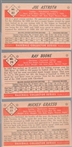 1953 Bowman Bb Color- 3 Diff