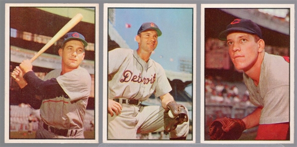 1953 Bowman Bb Color- 3 Diff