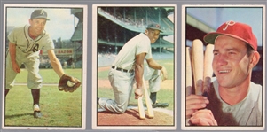 1953 Bowman Bb Color- 3 Diff