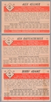 1953 Bowman Bb Color- 3 Diff