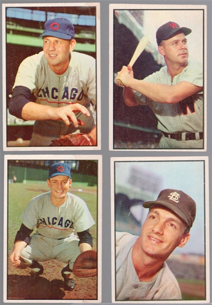 1953 Bowman Bb Color- 4 Diff