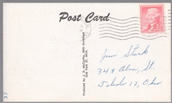 1958? Gene Shue Detroit Pistons NBA J. D. McCarthy Postcard