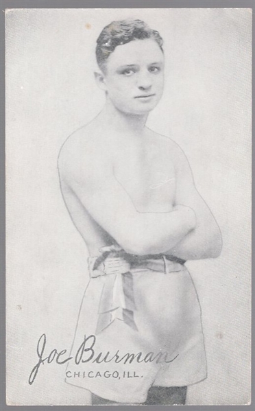 1923 Exhibit Boxing- Joe Burman, Chicago, Ill