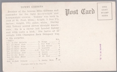 1923 Exhibit Boxing- Tommy Gibbons, Light Heavyweight Champion of the World