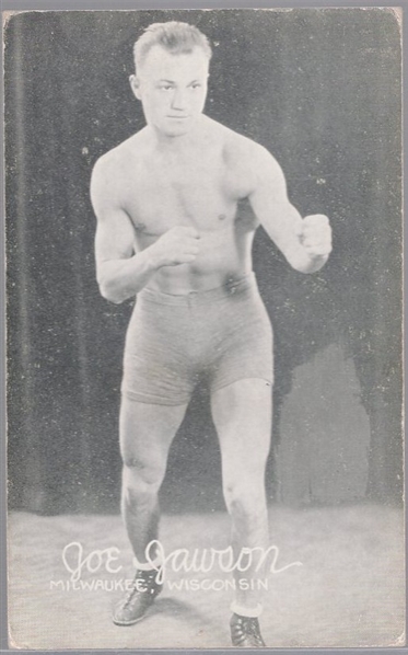 1923 Exhibit Boxing- Joe Jawson, Milwaukee, Wisconsin