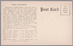 1923 Exhibit Boxing- Eddie McGoorty, Oshkosh, Wis