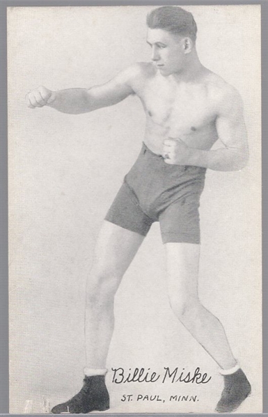 1923 Exhibit Boxing- Billy Miske, St. Paul, Minn.