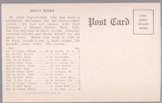 1923 Exhibit Boxing- Billy Miske, St. Paul, Minn.