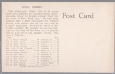 1923 Exhibit Boxing- Eddie O'Dowd, Columbus, Ohio