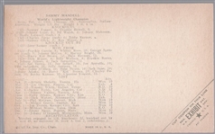 1928 Exhibit Boxing- Sammy Mandell, Chicago
