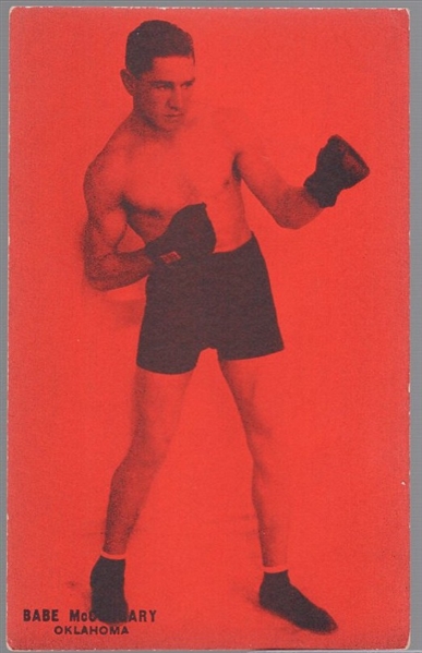 1928 Exhibit Boxing- Babe McCorgary, Oklahoma