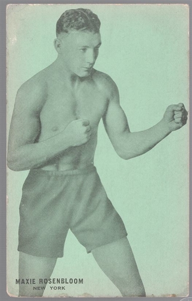 1928 Exhibit Boxing- Maxie Rosenbloom, New York