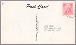 1957 Gordie Howe Detroit Red Wings J. D. McCarthy B/W Postcard