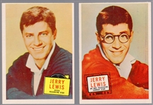 1957 Topps Hit Stars Non-Sports Jerry Lewis- 2 Diff. Cards