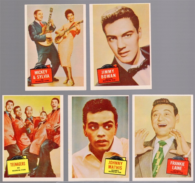 1957 Topps Hit Stars Non-Sports- 10 Diff. Cards