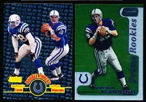 1998 Stadium Club Ftbl.- 2 Diff. Peyton Manning Inserts