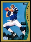 1998 Topps Ftbl.- #360 Peyton Manning RC, Colts