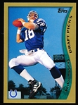 1998 Topps Ftbl.- #360 Peyton Manning RC, Colts