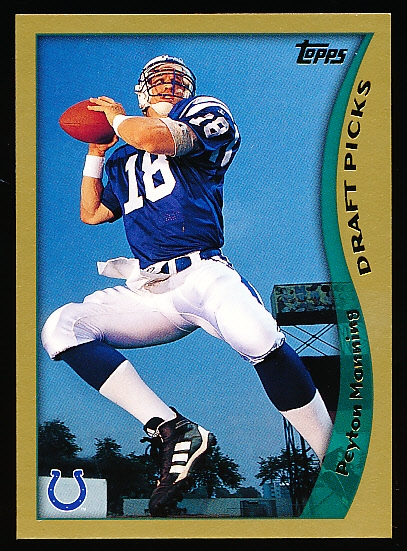 1998 Topps Ftbl.- #360 Peyton Manning RC, Colts