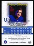1998 Topps Gold Label Ftbl.- #20 Peyton Manning RC, Colts