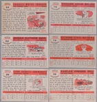 1956 Topps Football- 6 Diff