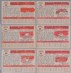 1956 Topps Football- 6 Diff