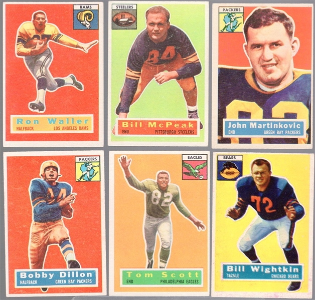 1956 Topps Football- 6 Diff