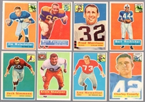 1956 Topps Football- 8 Diff
