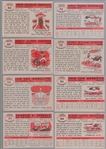 1956 Topps Football- 8 Diff