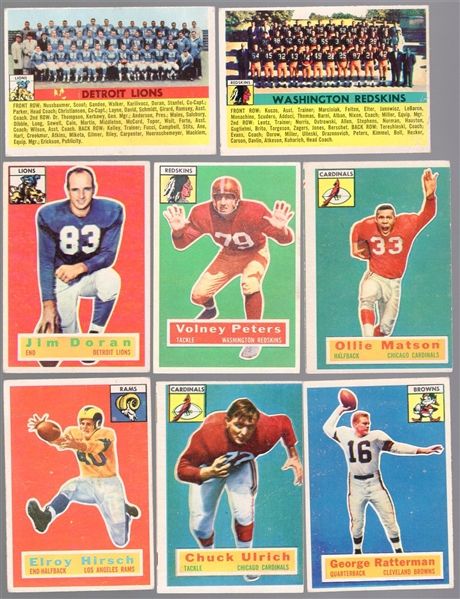 1956 Topps Fb- 8 Diff