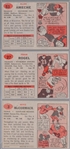 1957 Topps Fb- 3 Diff