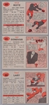1957 Topps Football- 3 Diff