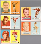 1957 Topps Football- 10 Diff