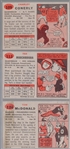1957 Topps Football- 3 Diff