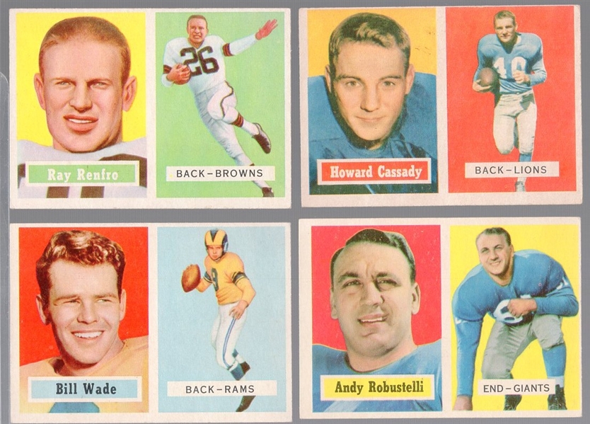 1957 Topps Football- 20 Diff